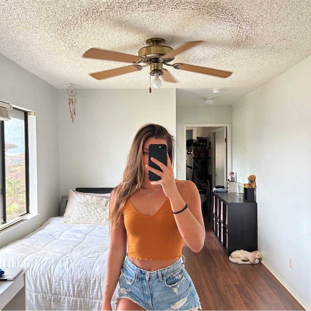 Bozzolo Crop Top - Orange